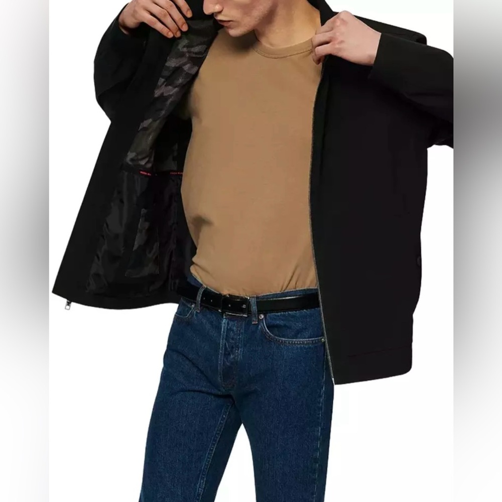 Marc New York Andrew Marc Men’s XL Black Zip Jacket Lightweight Coat. Worn Once! - Picture 3 of 13